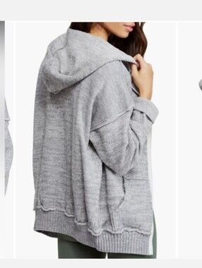 Free People In Bloom Knit Full Zip Hoodie (size S)